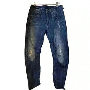36. Distressed boyfriend jeans by G star size 25 medium wash